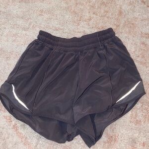 Gray lululemon shorts size 4 tall